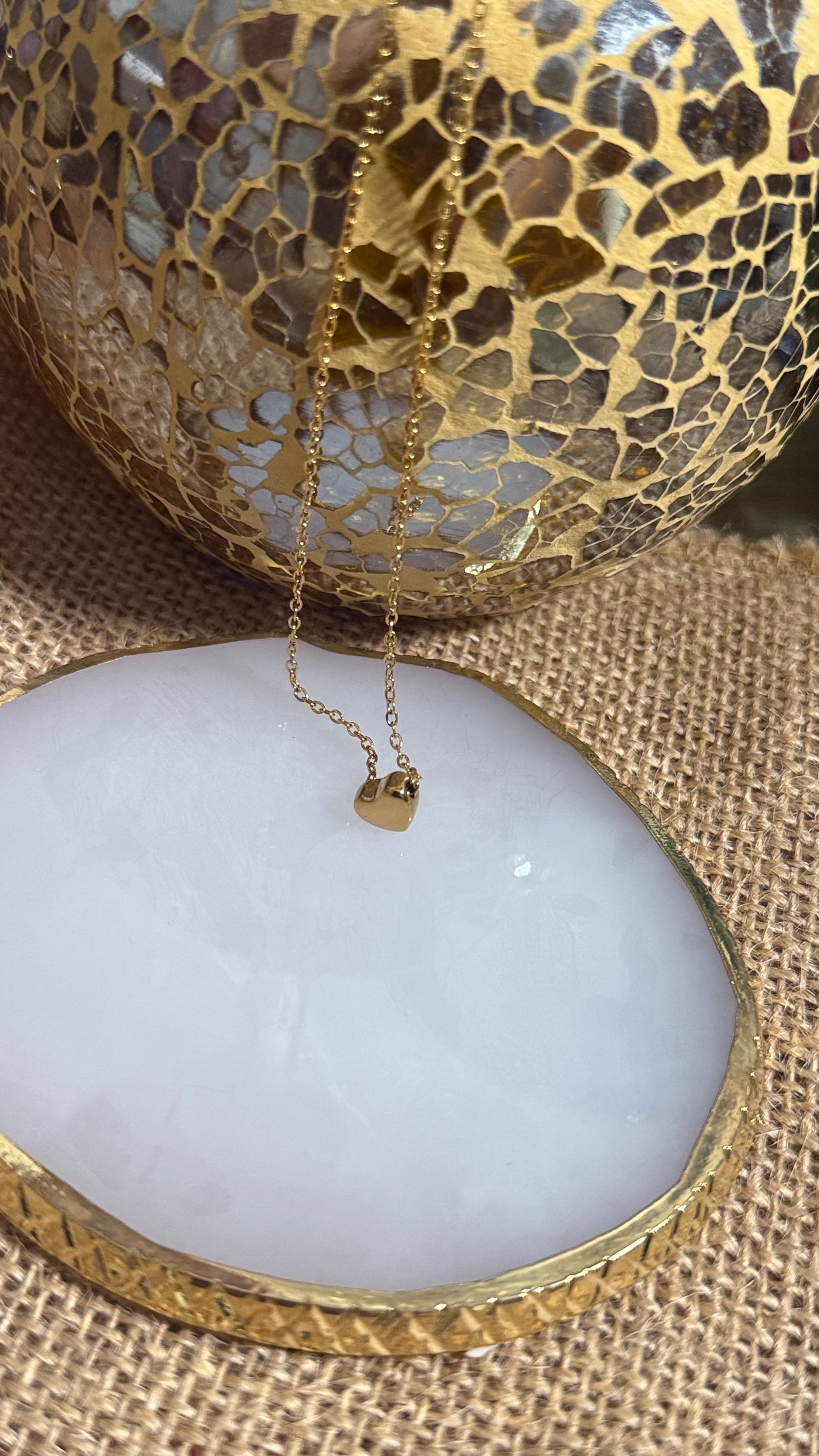 Collar corto “love story”