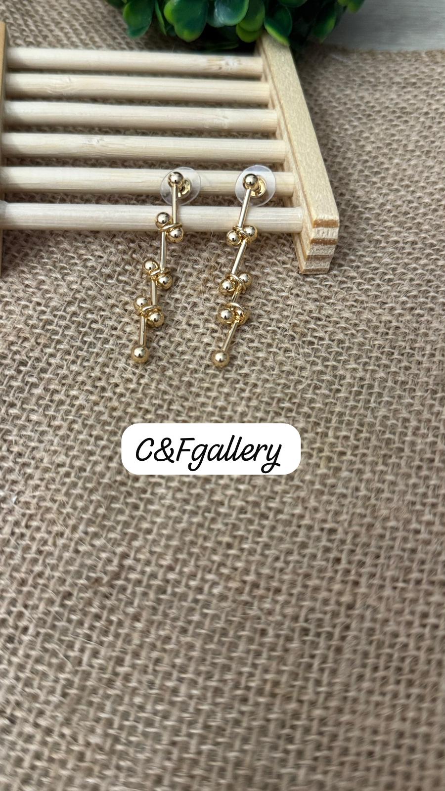 Aretes estilo colgante ¨Safira¨