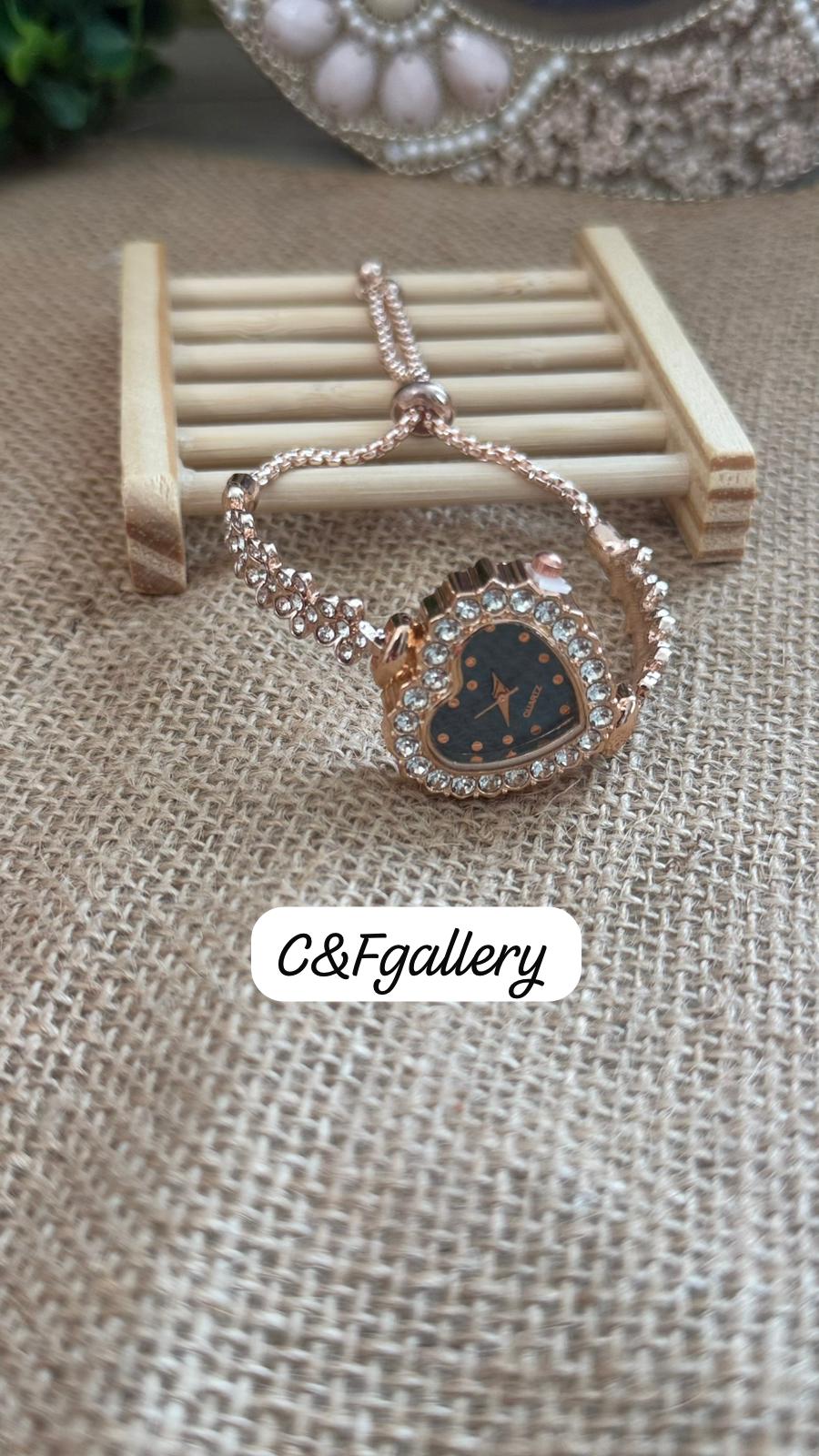 Reloj Femenino Time &shine con cristales